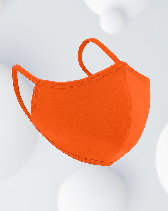 Orange 8022 Neon Orange Antibacterial Mask